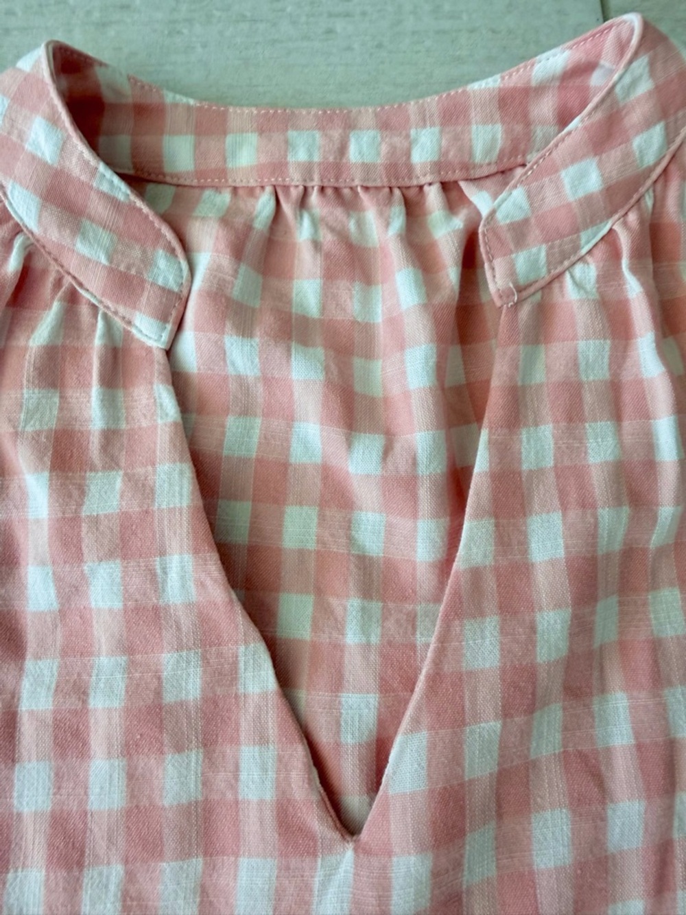 🌸 Pink Gingham Tiered Mini Dress — Cottagecore Dream! Size M, Cotton - Picture 4 of 10